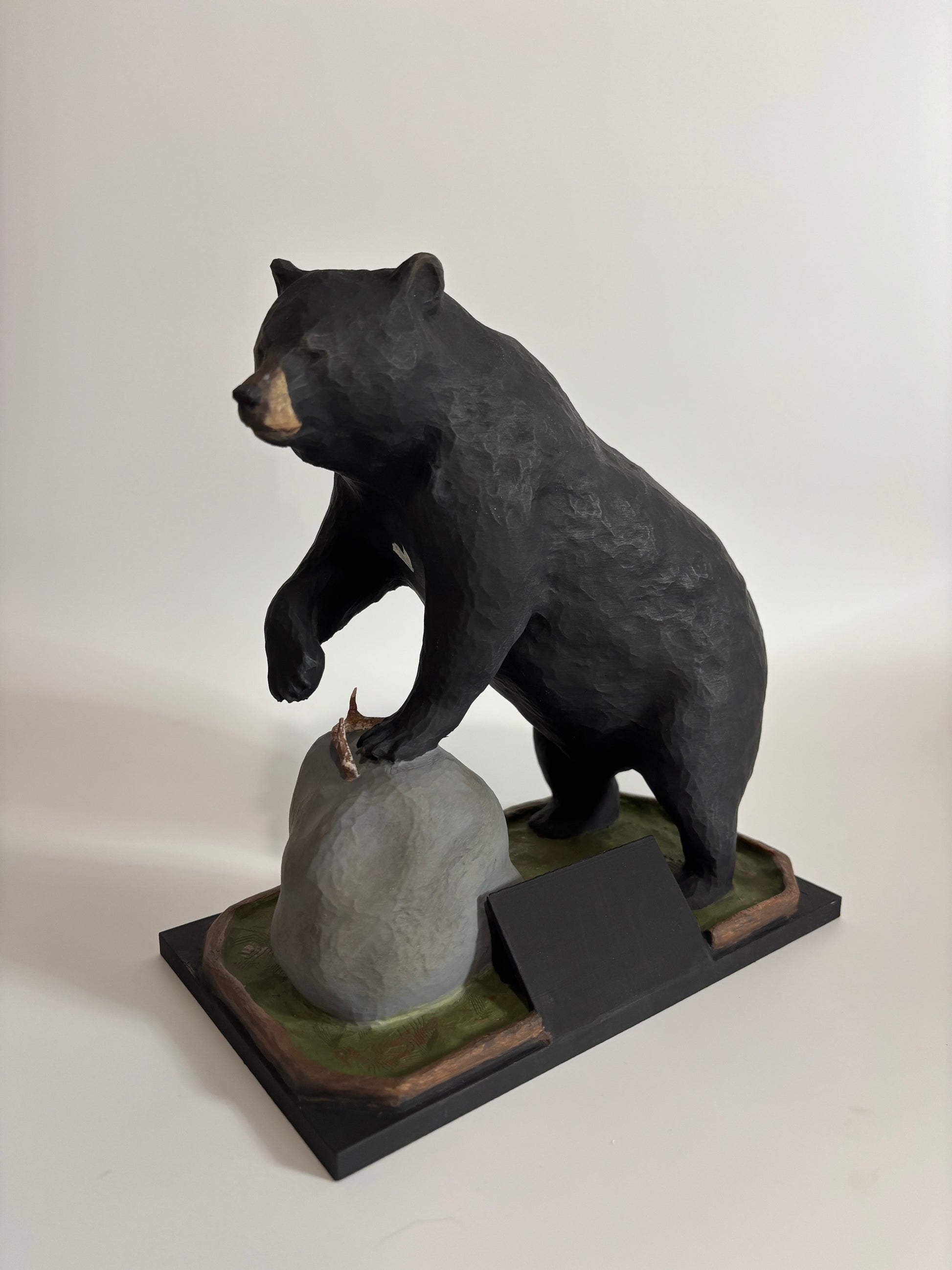 mini bear mount, black bear mount, bear mounts, full body bear mount, bear taxidermy, mini replica bear